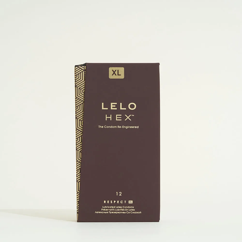 Lelo Hex Respect XL Condoms, pack of 3 (large fit, 58 mm, hexagonal design), from our best condoms picks