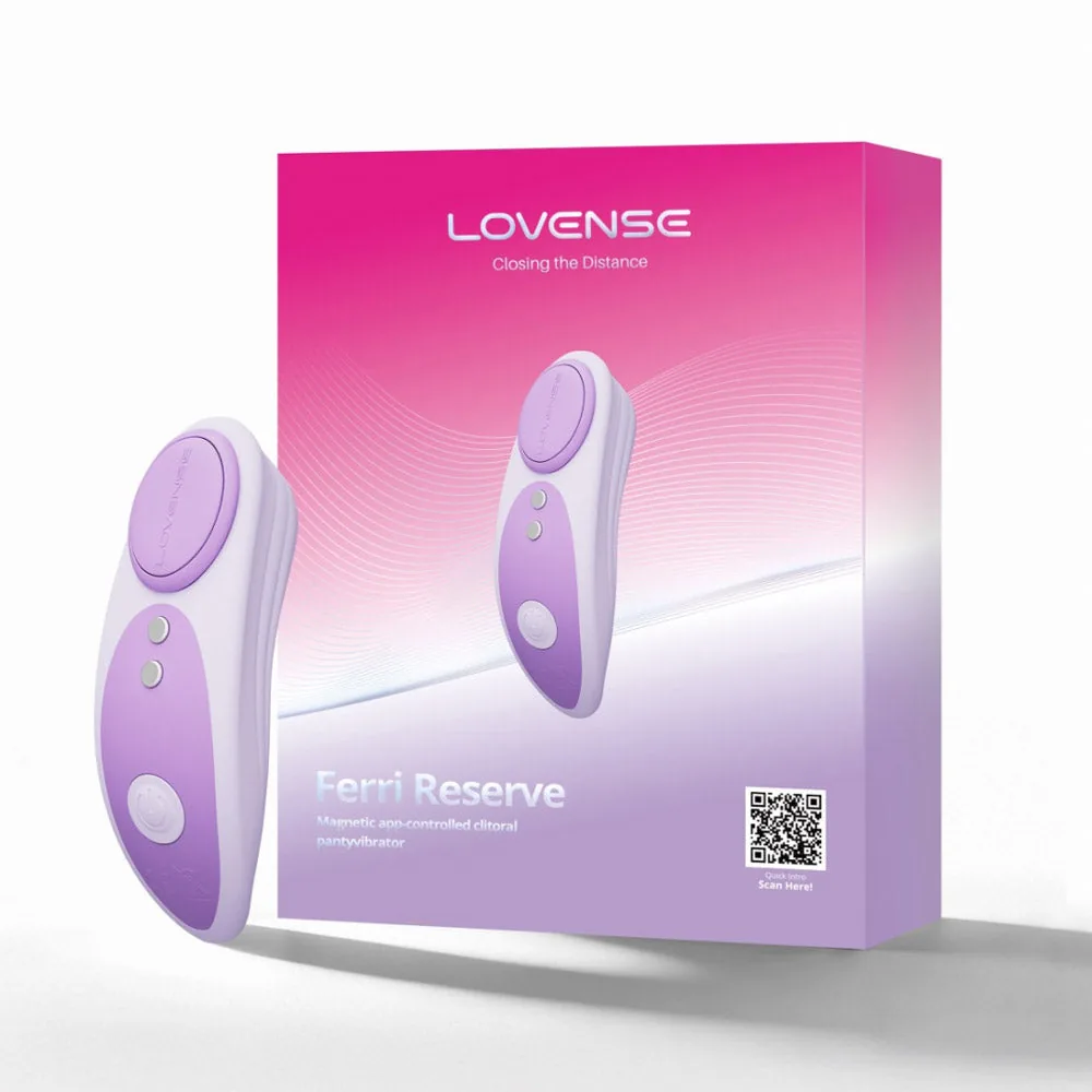 Lovense Ferri app controlled panty vibrator (app controlled, tiny, contoured shape), from our remote control vibrator picks