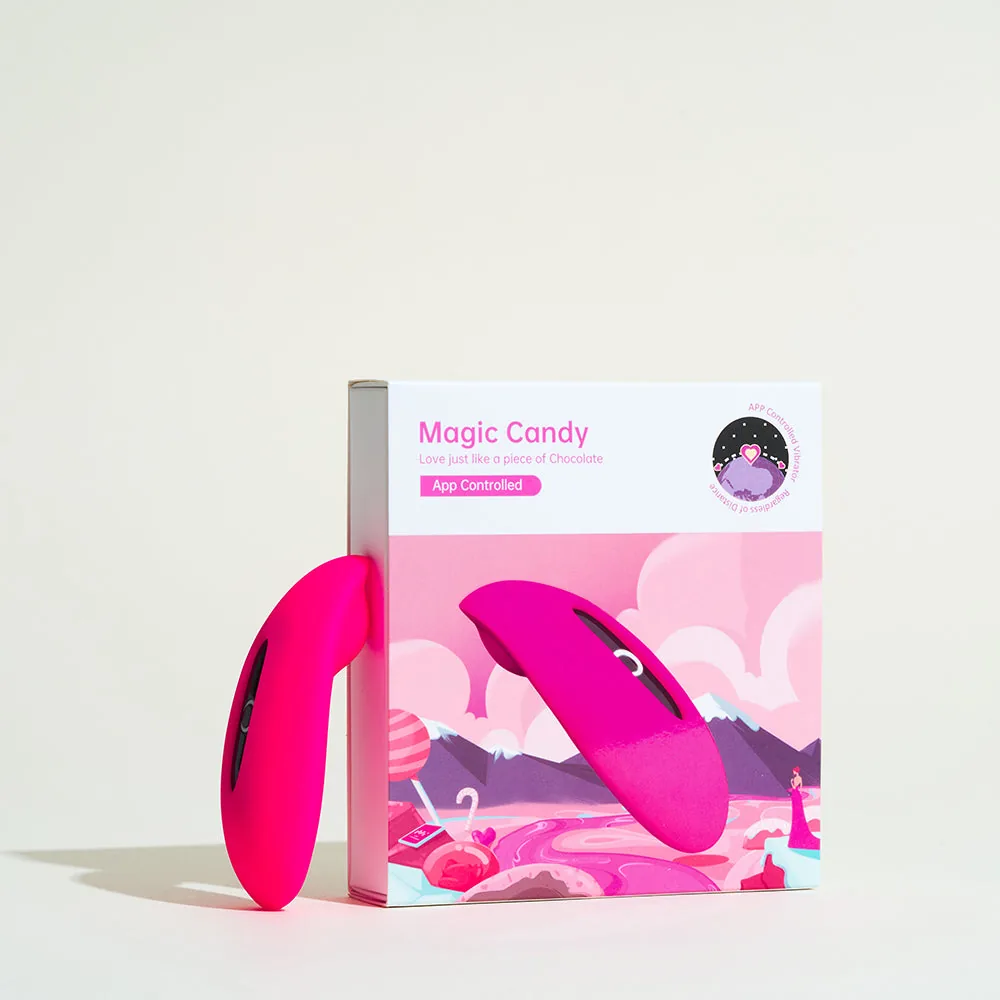 Candy app controlled panty vibrator (app controlled, music and voice modes, removable core), from our remote control vibrator picks