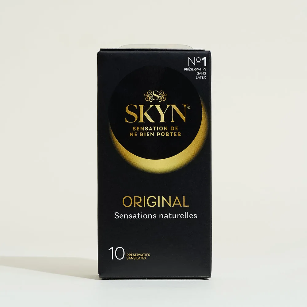 Skyn Original latex free condoms (latex free, thin, lubricated), from our best condoms picks