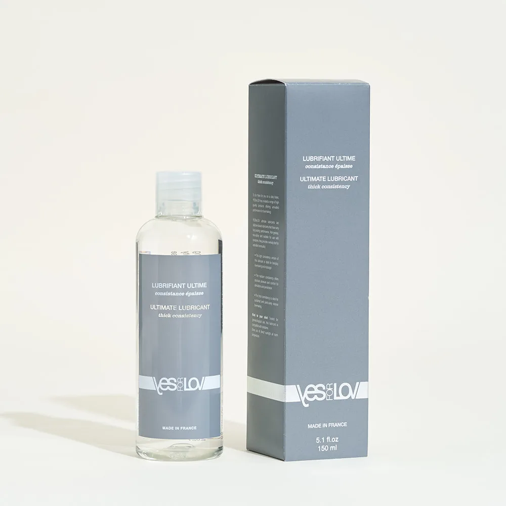 YESforLOV Ultimate silicone lube (fluid, medium or thick, fragrance free, velvety feel), from our silicone lube picks