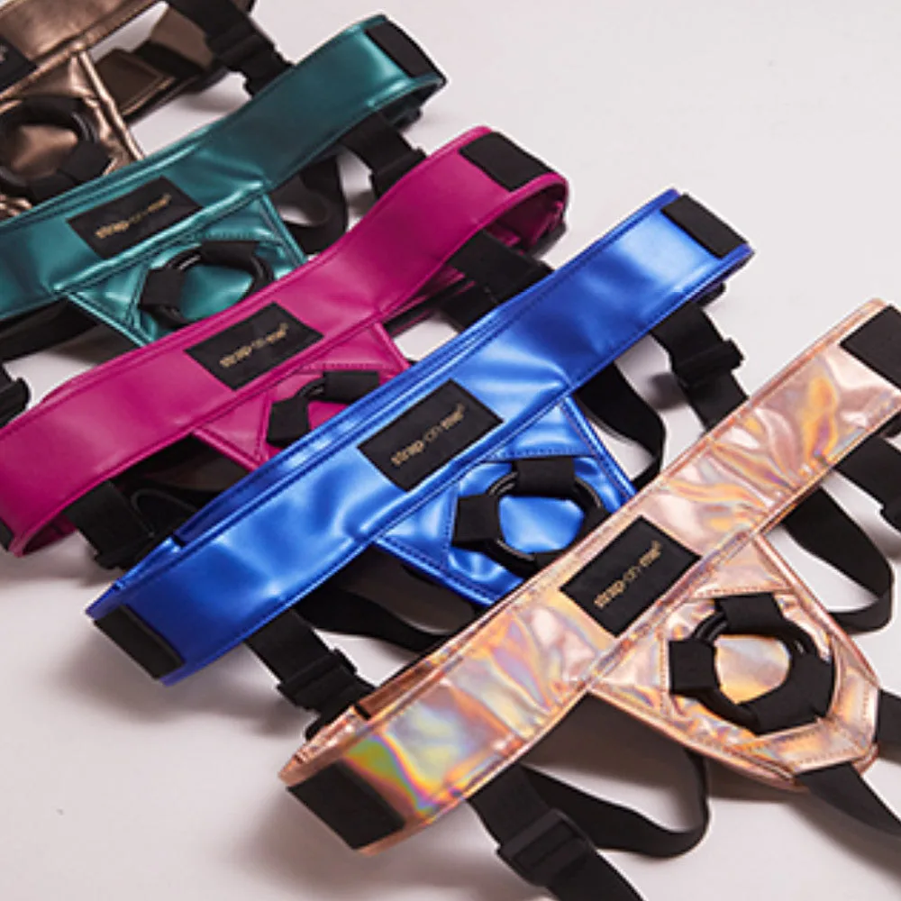 Curious harness (vegan faux leather, xs to xxl, two o-rings), from our strap-on picks